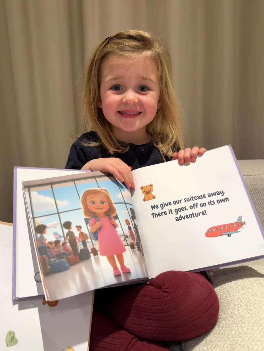 Victoria is proud of her book